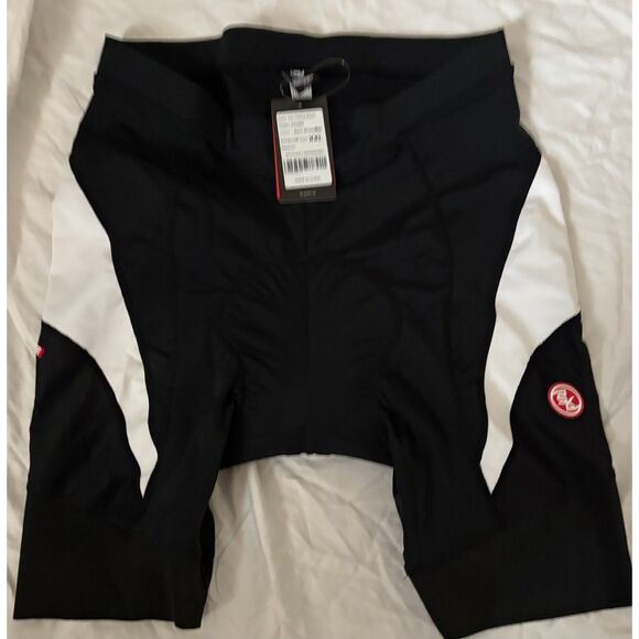 Souke Men's Cycling Shorts in Black & White, Size XXL - Picture 3 of 3